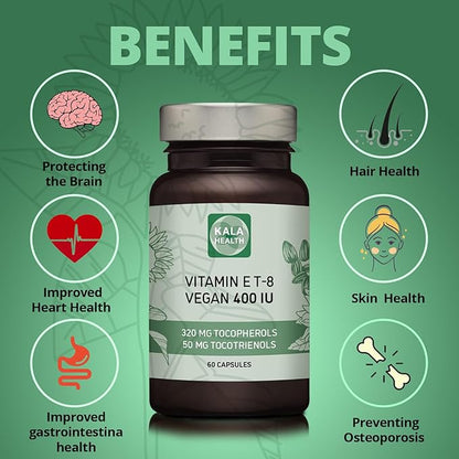 Kala Health Vitamin E 8 Tocopherols 400 IU
