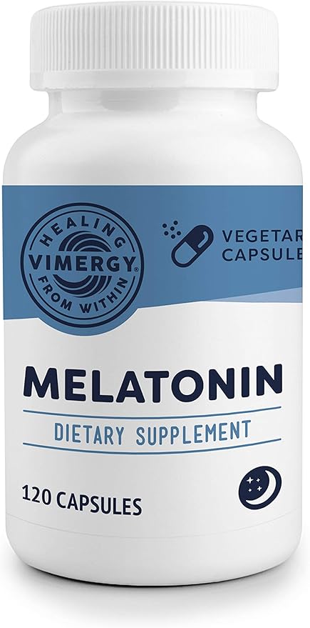 Vimergy Melatonin Capsules, 120 Servings –