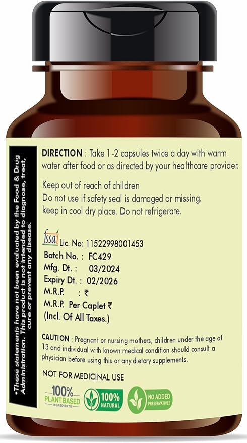 Garlic Extract 500mg 60 Vegetarian 100% Vegan