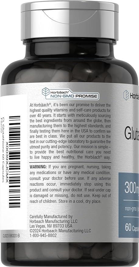 Horbaach Glutathione | 300mg | 60