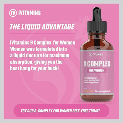 B Complex Vitamins for Women B12 Complex 1 fl