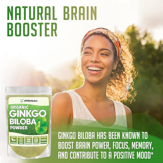 XPRS Nutra Organic Ginkgo Biloba Powder (8 oz)