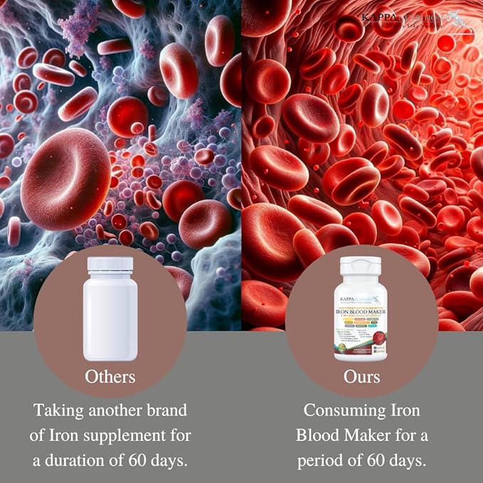 (90 Capsules), Iron 26mg, Vitamin C 150mg, Folate 667mcg DFE, B12, Beetroot, 9 in 1 Advanced