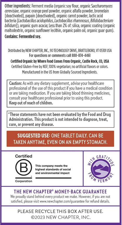 New Chapter Men's Multivitamin for Immune, 96 ct
