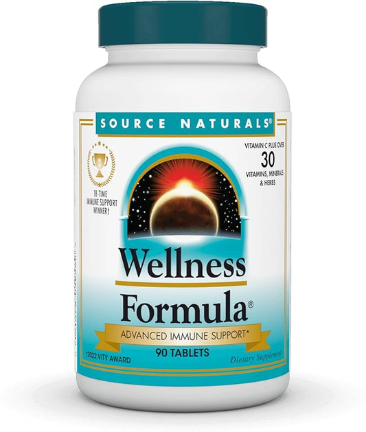 Source Naturals Wellness Formula Bio-Aligned Vitamins 90 Count