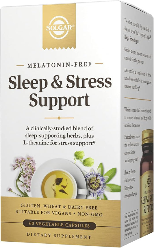 Solgar Sleep & Stress Support, 60 30 servings