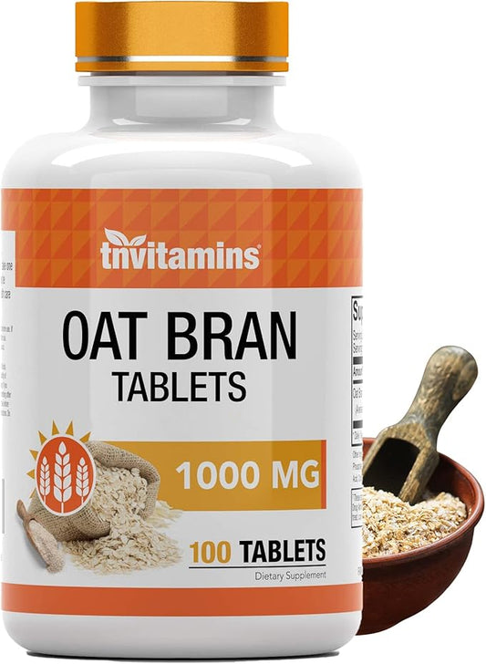 Oat Bran Tablets 100 Tablets 1,000 MG