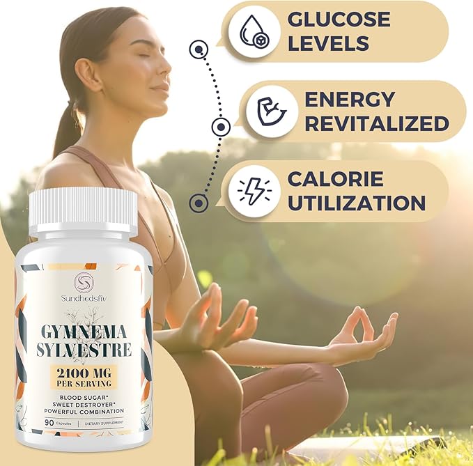 16 in 1 Blxxd Sugr Effective Gymnema Sylvestre Supplement 2100MG | with Berberine, Cinnamon, Bitter Melon | Vitamins, Magnesium & Chromium | Non GMO | 2Pack