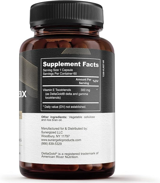 Sunergetic Premium Annatto Tocotrienol Supplement – 300 mg (60 Liquid