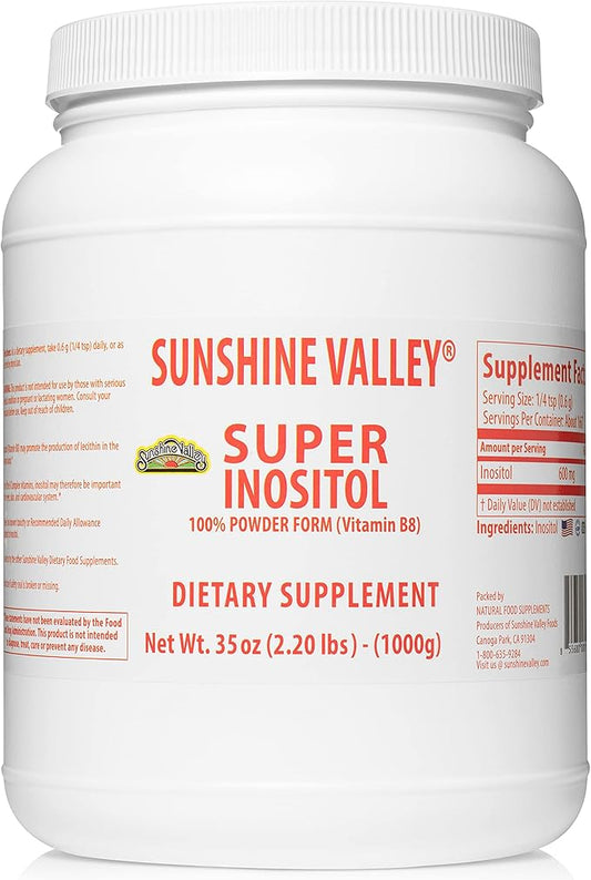 Super Inositol, Vitamin B8 Powdered Dietary 35oz