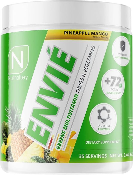 NutraKey Envie Multivitamin Powder, Keto MultiVitamin 210g)