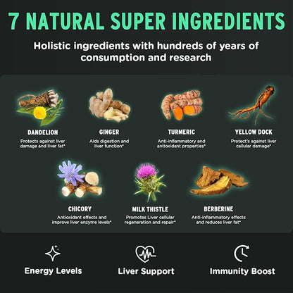Super Liver Support with Milk Thistle 1 Month