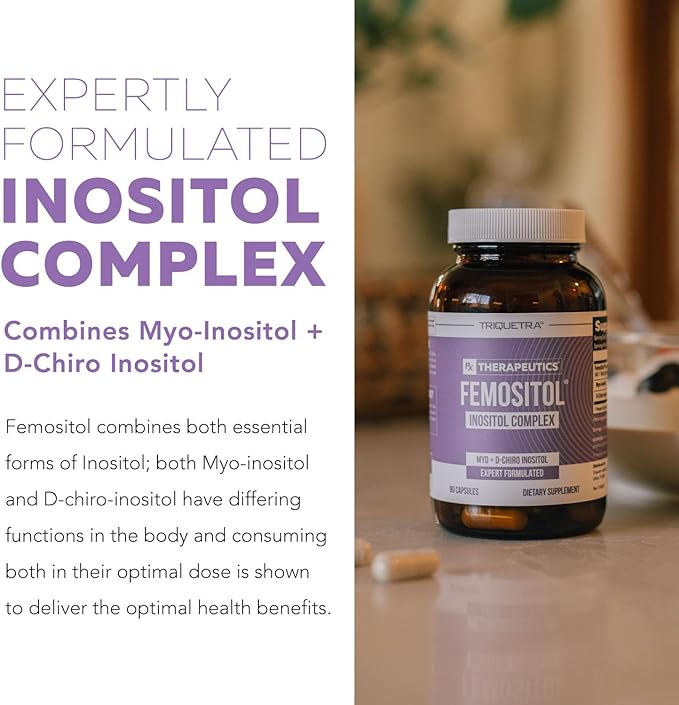 Inositol Supplement | Myo-Inositol & D-Chiro 40:1 Ratio B8)| Hormonal (90 Capsules 30 Servings)