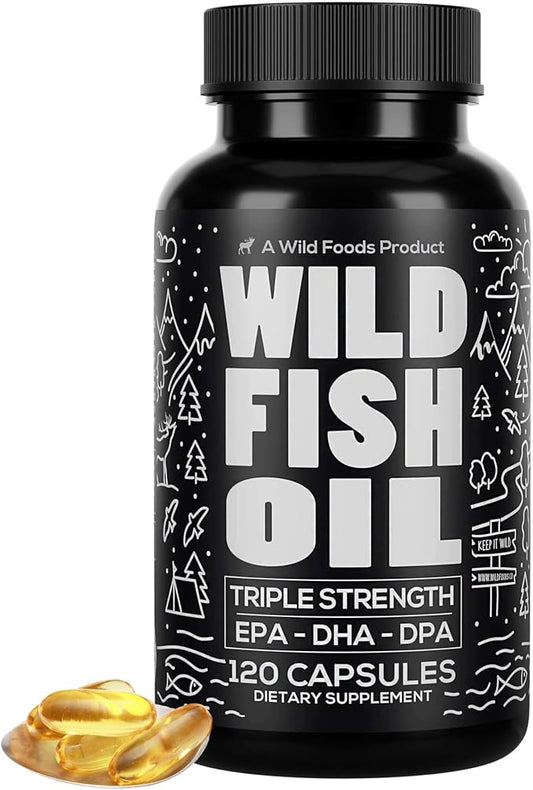 Wild Foods Omega 3 Fish Oil 120 Capsules (1 pk)