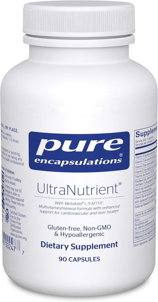 Pure Encapsulations UltraNutrient CoQ10 & 90 Capsules