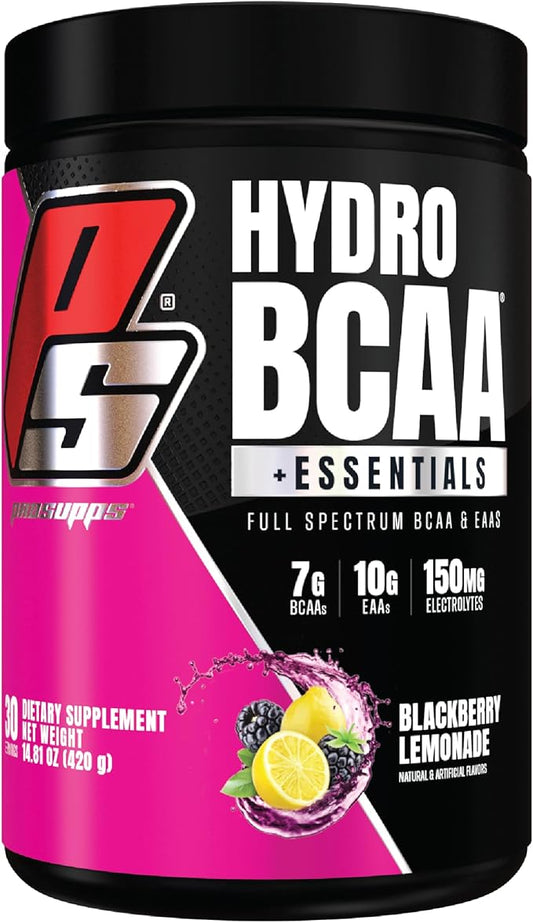 PROSUPPS® HydroBCAA® BCAA/EAA Full Spectrum Matrix, 7g BCAAs, 3g EAAS, 0g Sugar, 0g Carbs, (30 Servings,