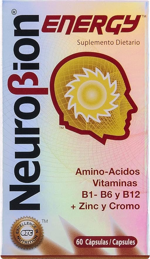 60 Caps Neurobion Energy B1 B2 B2 B6 B6 B12 B12 -