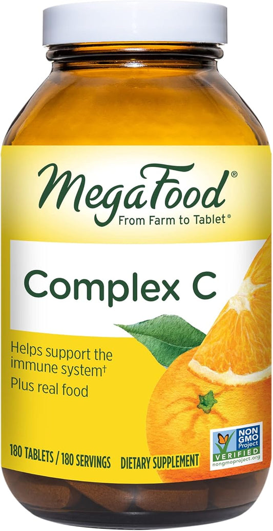 MegaFood Complex C 250 mg, 180 Tablets, 180 Servings