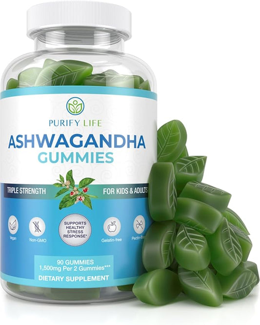 Ashwagandha Gummies (Max Strength 750mg/Gummy) (90ct (90ct - 3 Month