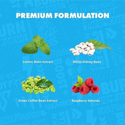 Sculpt Nation by V Shred Burn PM and Premium Greens Bundle