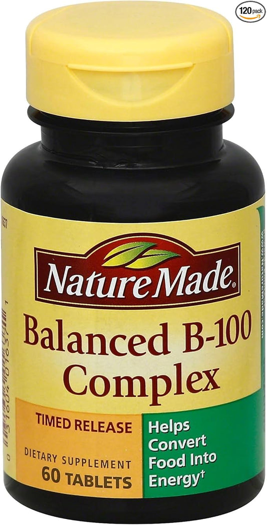 Nature Made Balanced Vitamin B-100 Complex 60 ea 4)