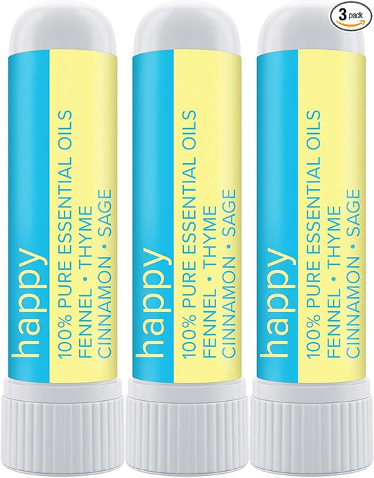 MOXE Happy Nasal Stick 100% Pure (3 Pack)