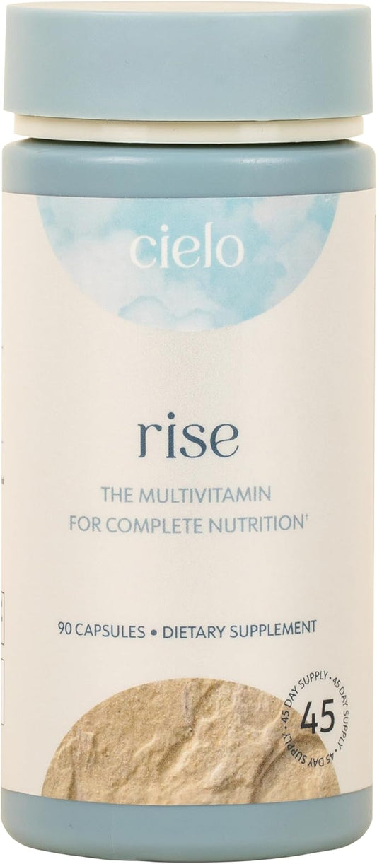 Cielo Rise Multivitamin for Women and Men D3, E K2, & (45 Day