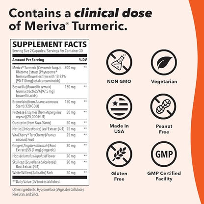 LifeSeasons Inflamma-X - Inflammation Support Supplement 120 Capsules