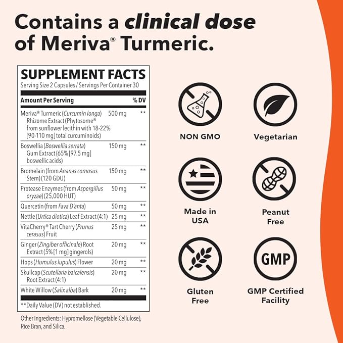 Inflamma-X - Inflammation Support Supplement - 120 Capsules