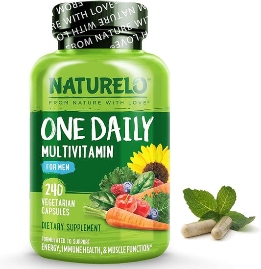 NATURELO Mens Multivitamins 240 Vegetarian
