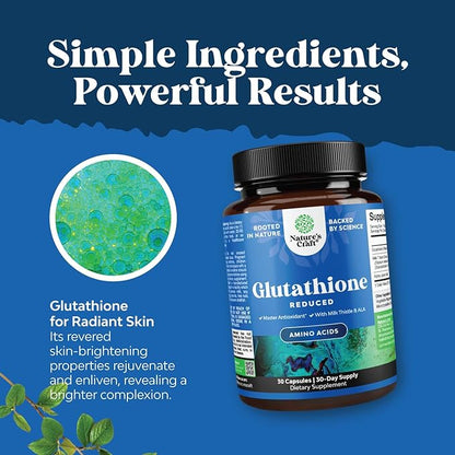 Reduced Glutathione Supplement with Glutamic Acid 500mg Per