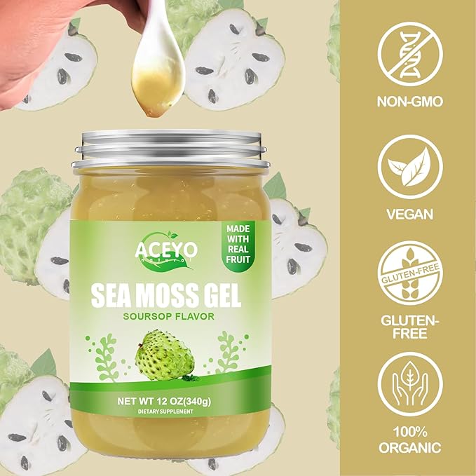 (12 OZ) Irish Sea Moss Gel 102 Vitamins