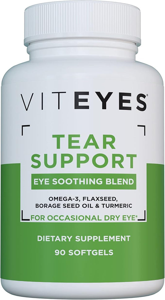 Viteyes Tear Support Eye Soothing Blend, Omega-3 Fish 90 Softgels
