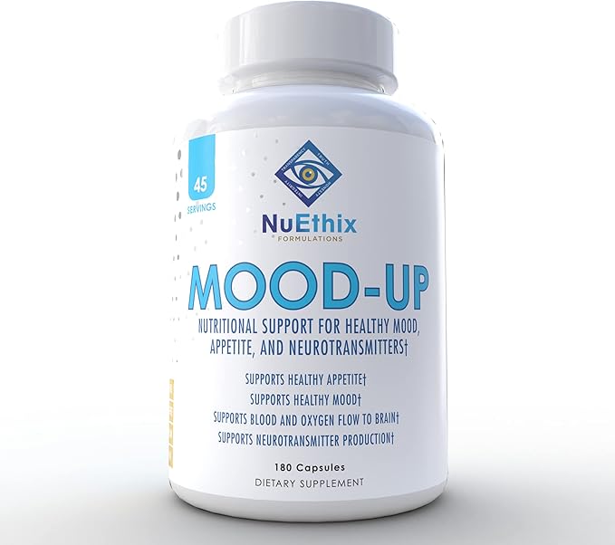 NuEthix Formulations Mood-Up 5-HTP, Rhodiola 180 Capsules