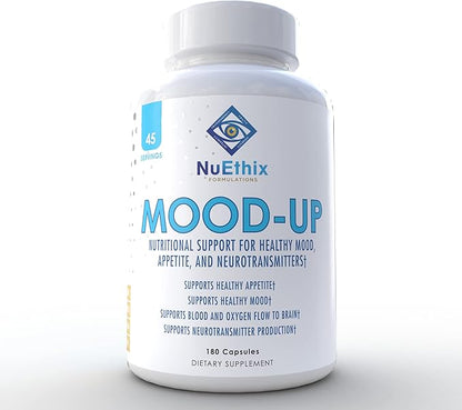 NuEthix Formulations Mood-Up 5-HTP, Rhodiola 180 Capsules