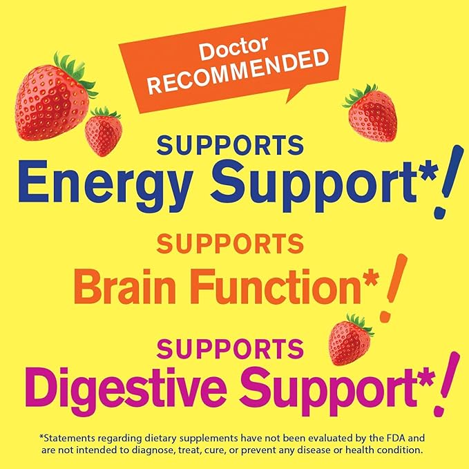 Vitamin B Complex Gummies -with Vitamin B6, Folic B12, Biotin 2 Month -60 Gummies