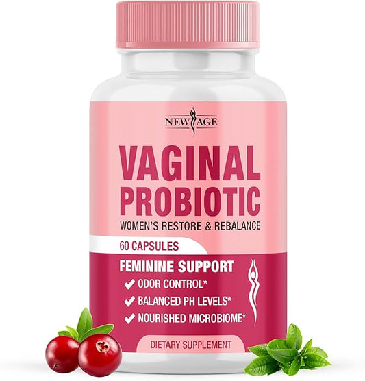 NEW AGE Vaginal Probiotics for Women 60 Capsules
