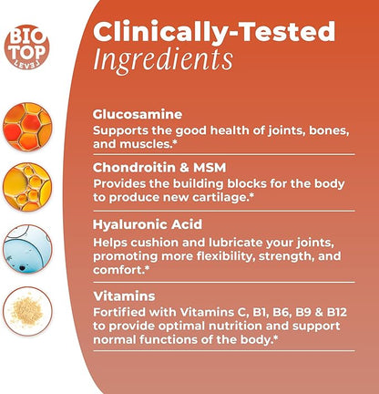 Liquid Glucosamine, Chondroitin, MSM, Biotin, Hyaluronic