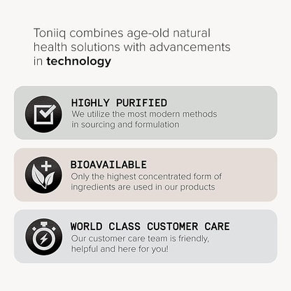 Toniiq 50,000mg 50x Concentrated Milk Thistle Extract 1000mg Per 80% Silymarin 240 Vegetarian