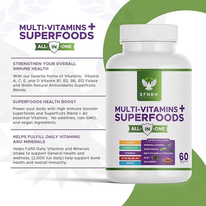 All in One Multi-Vitamins + Superfoods Blend