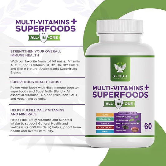 All in One Multi-Vitamins + Superfoods Blend
