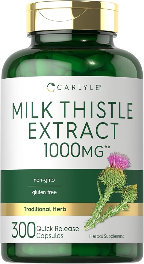 Carlyle Milk Thistle 1000mg 300 Capsules