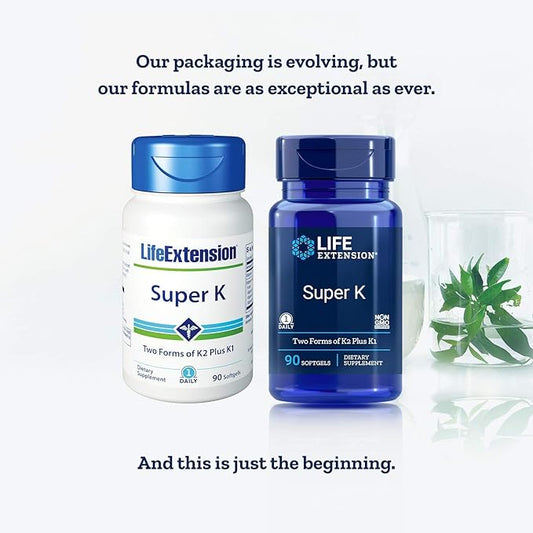 Life Extension Super K, 90 Softgels (Packs of 3)