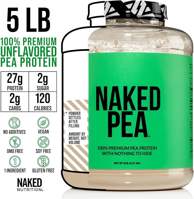 NAKED Pea - 5LB 100% Pea 76 Servings