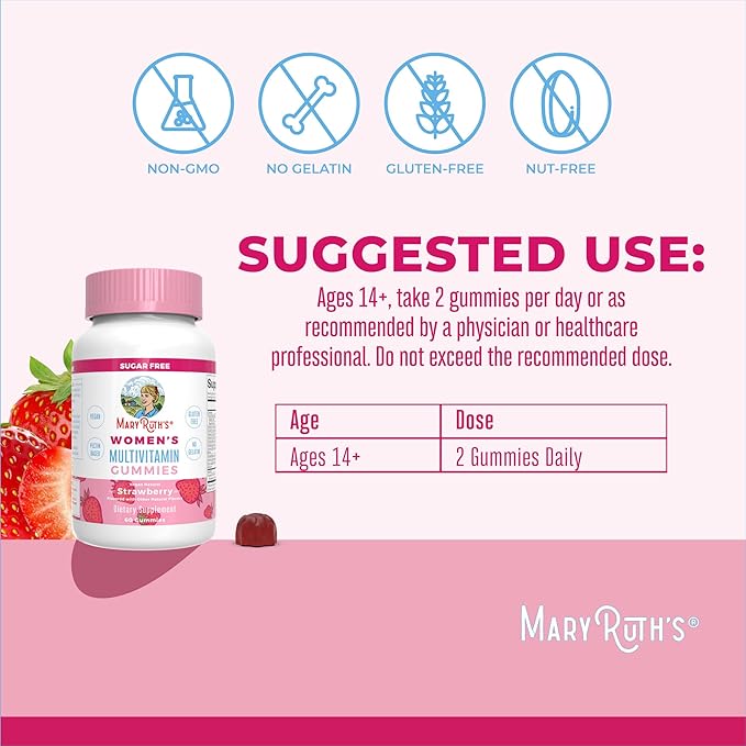 MaryRuth's Multivitamin for Women 14+ 60 Count