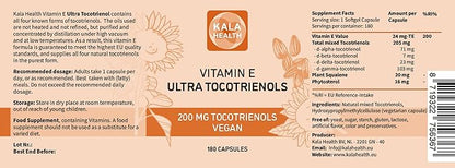 Kala Health Ultra Tocotrienol 200mg Vitamin 4 tocotrienols