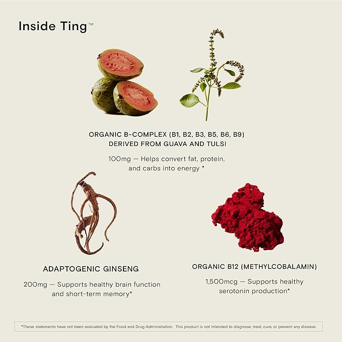 Moon Juice Ting B Complex & B12 Vitamin 4:1 Concentrated (25 Servings) 1.7oz)