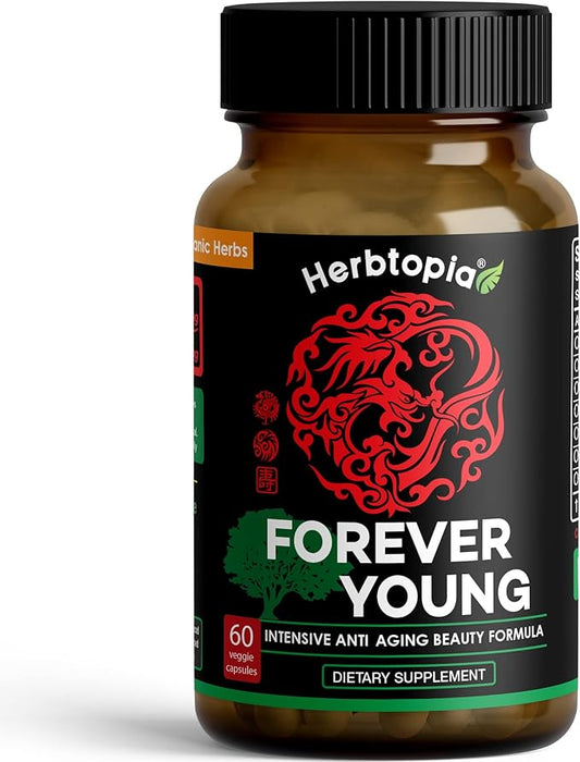 Forever Young Longevity Supplement for Immunity, 60 Caps