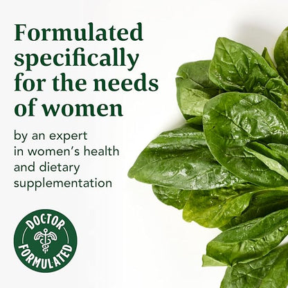 MegaFood Women's 55+ Advanced Multivitamin for Women D3, Vitamin B12, Biotin 60 Tabs (30 Servings)