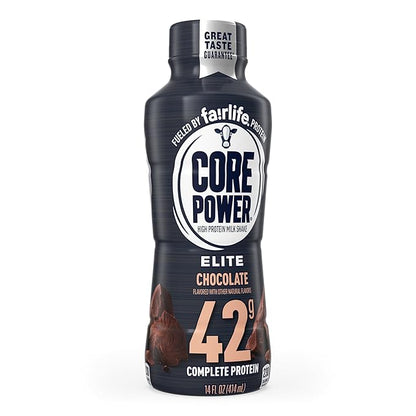 Core Power Elite High Protein Shake (42g), Chocolate, 14 Fl
